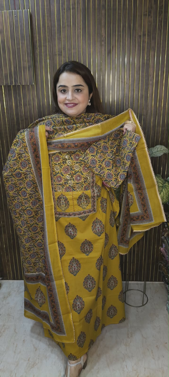 Graceful prints with a pop of bold colour in Cotton