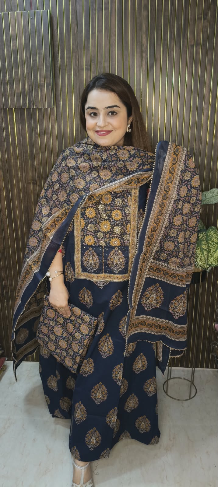 Graceful prints with a pop of bold colour in Cotton