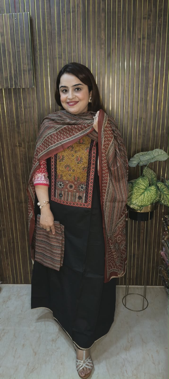 Meher Ajrakh Print Suit Set