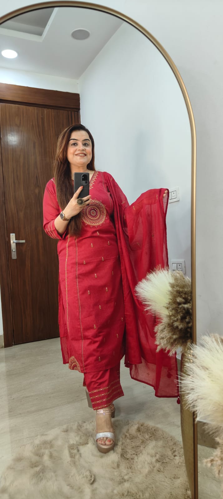 VIBRANT COTTON KURTI SET