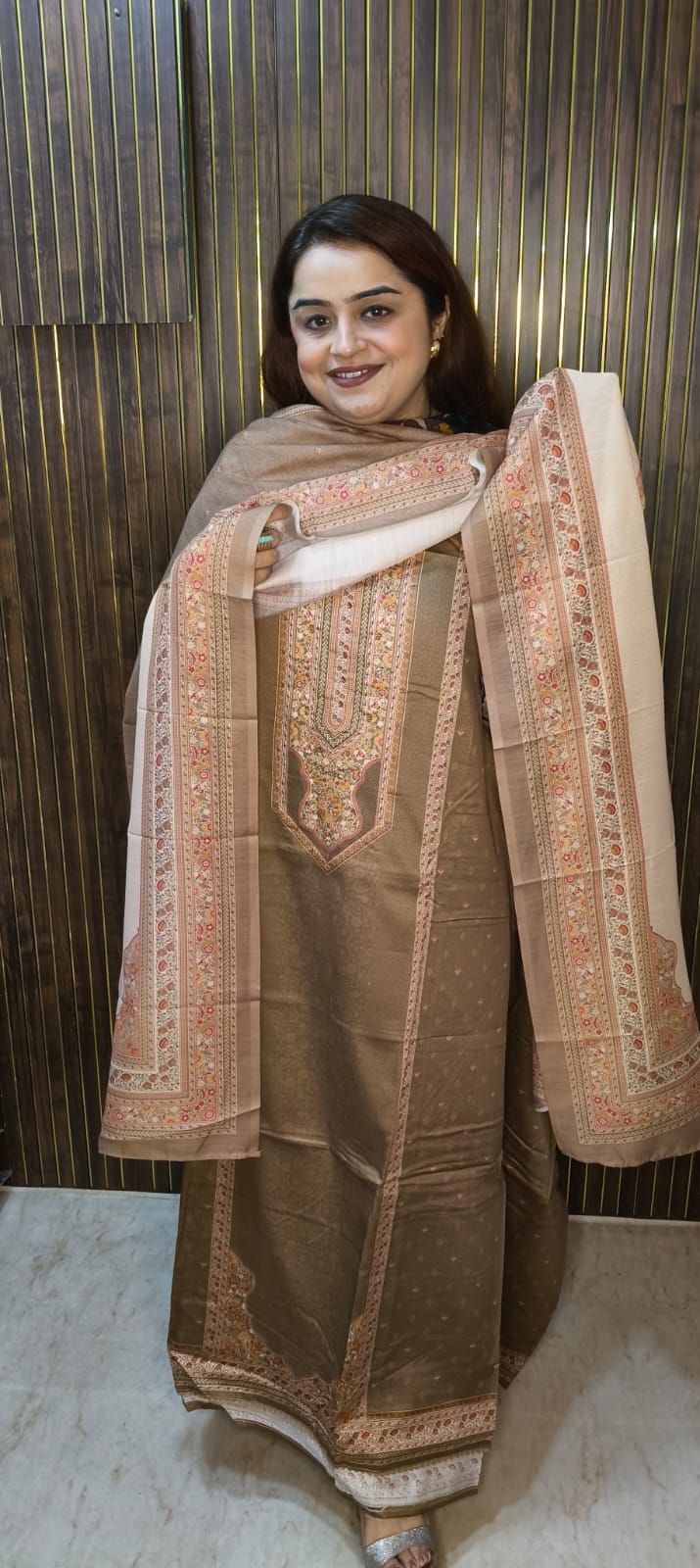 Pakistani soft cotton printed suit with cotton  dupatta