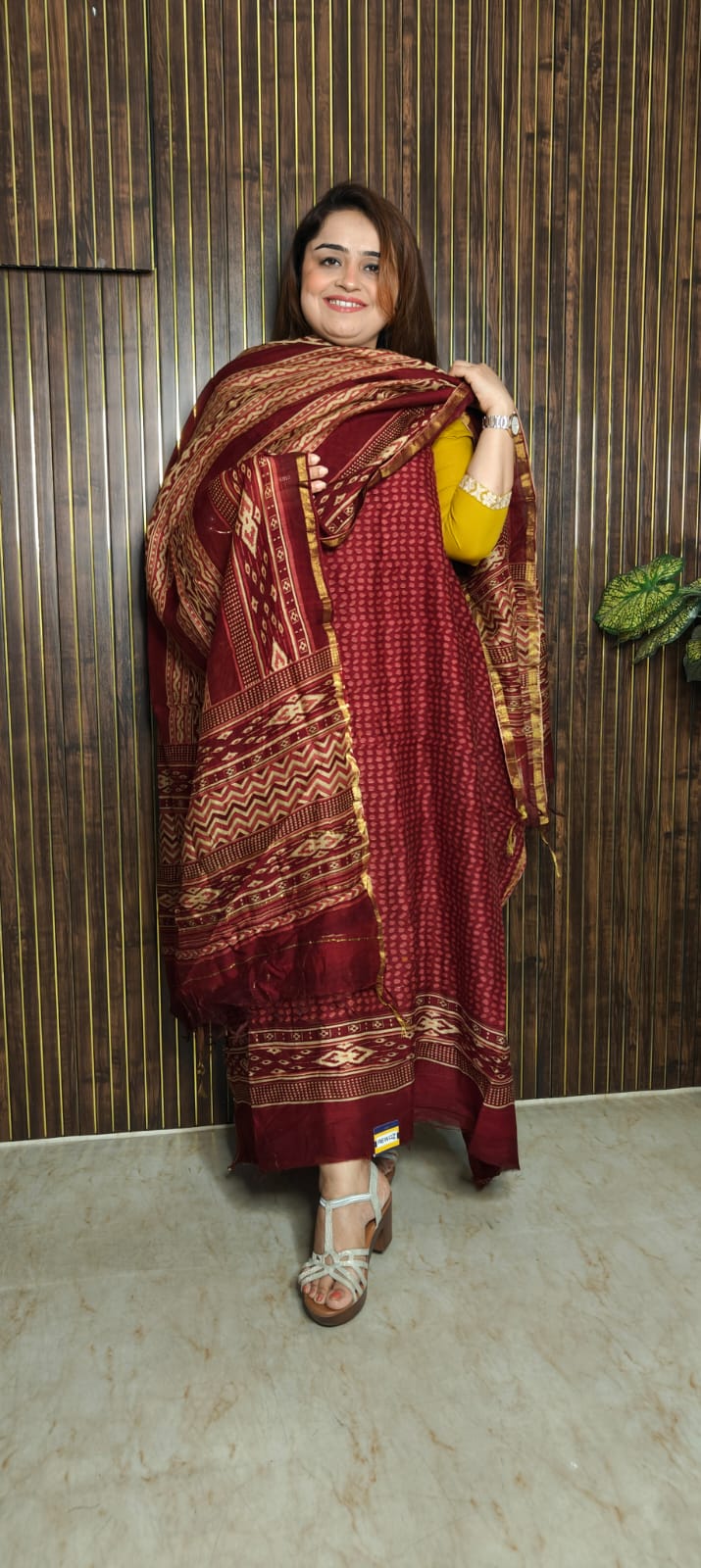 Royal Maheshwari Suits in Bold Colours
