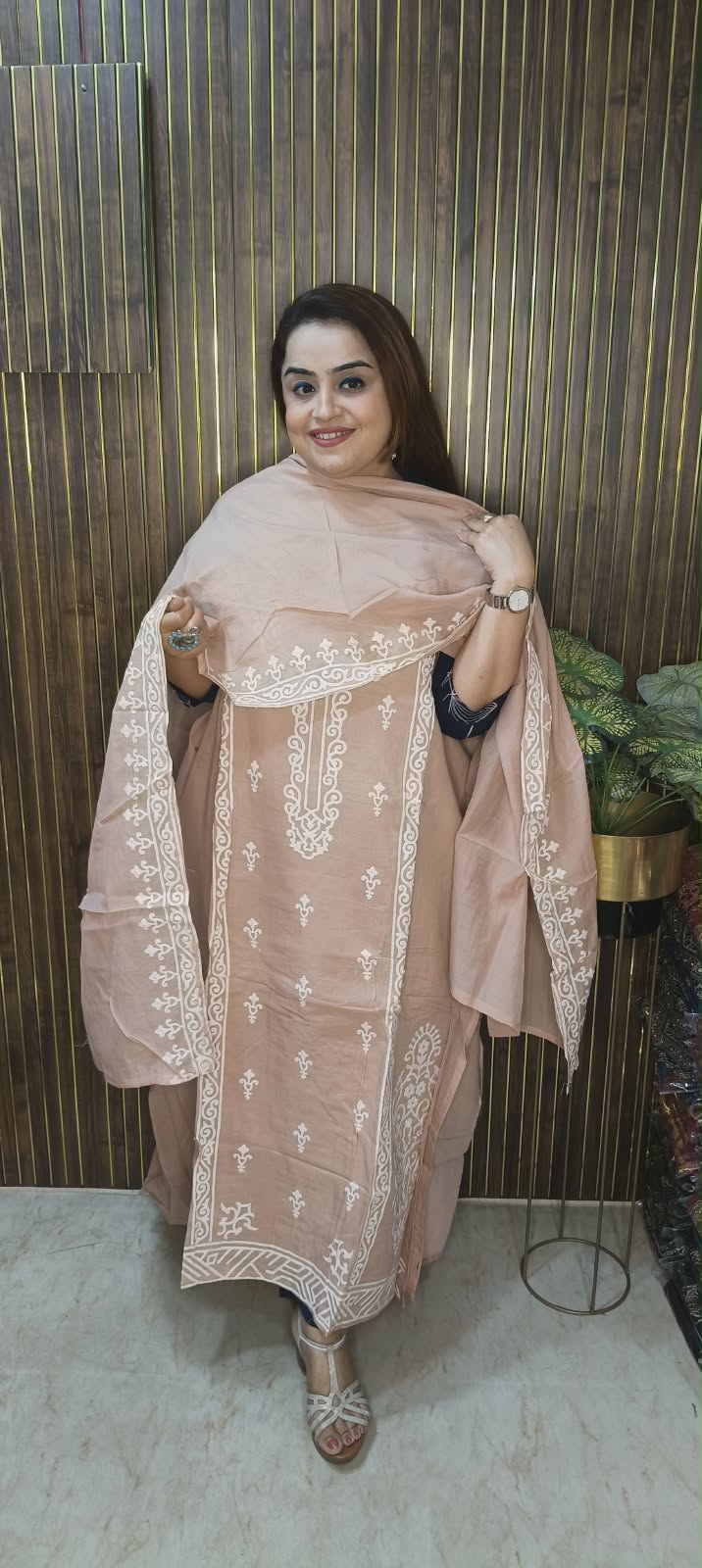 DESIGNER MUL-CHANDERI SUITS