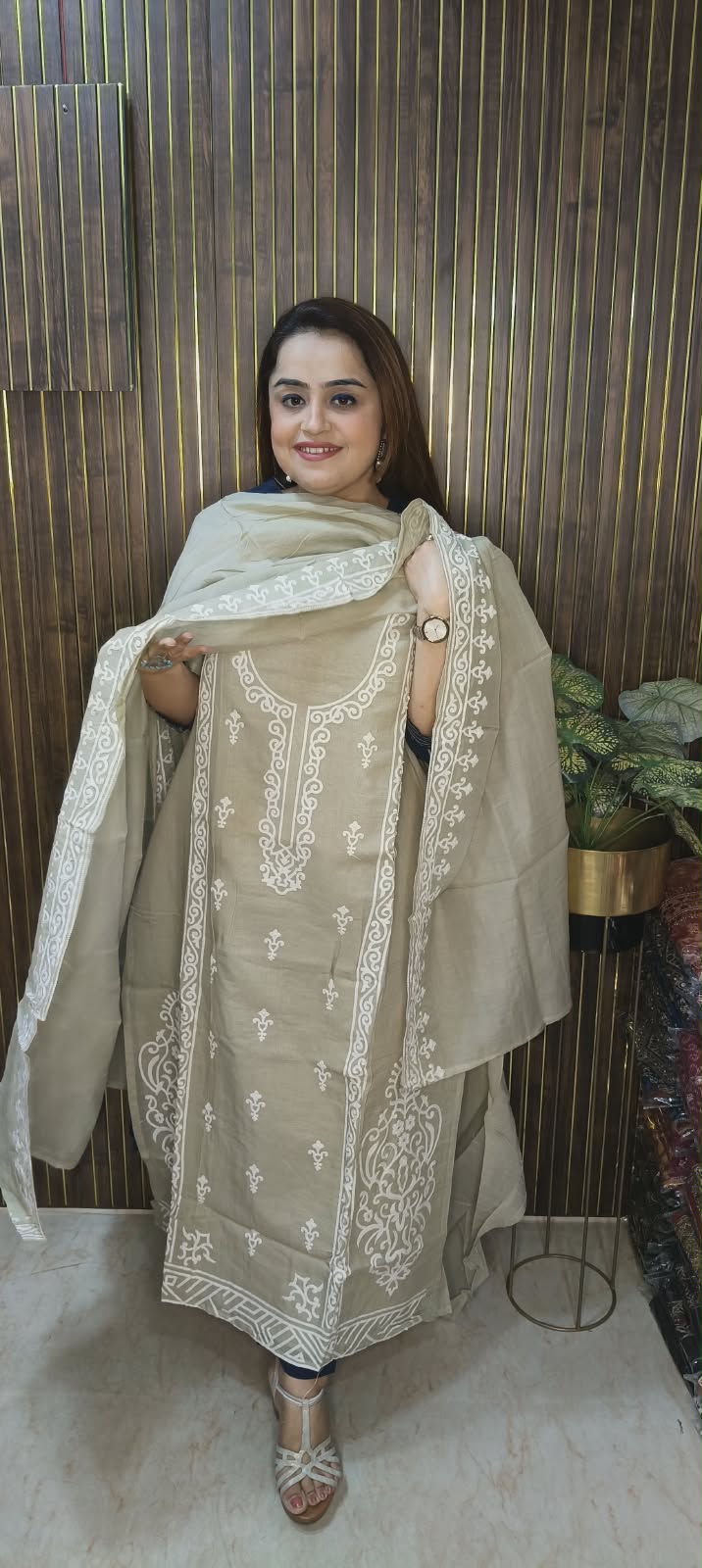DESIGNER MUL-CHANDERI SUITS