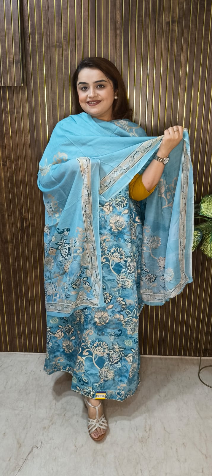 Beautiful Cotton Suits With Muslin  Dupatta