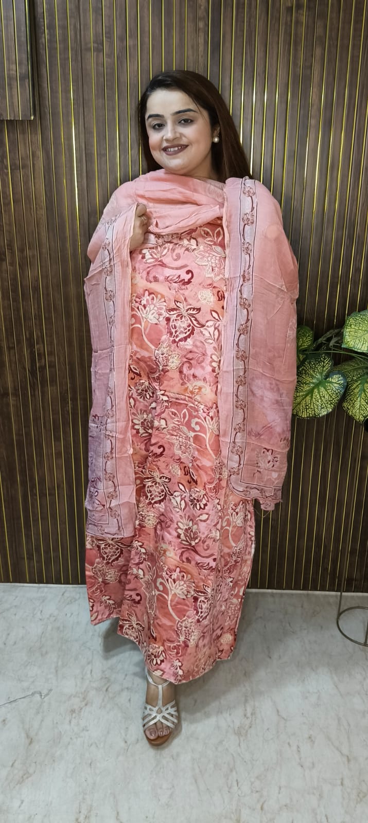 Beautiful Cotton Suits With Muslin  Dupatta