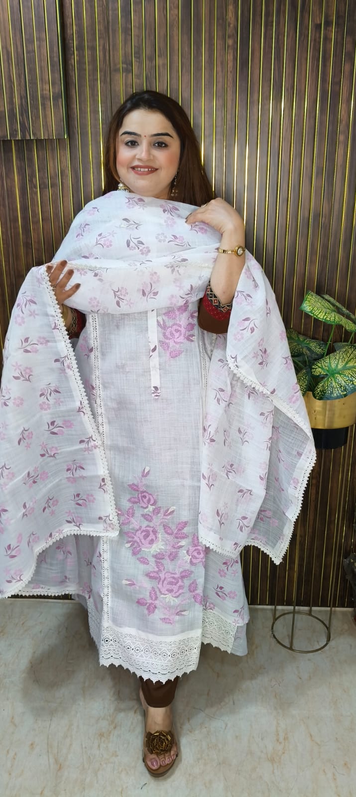 "Kota Linen Neck Embroidery Collection." Let me know if that hits the mark!