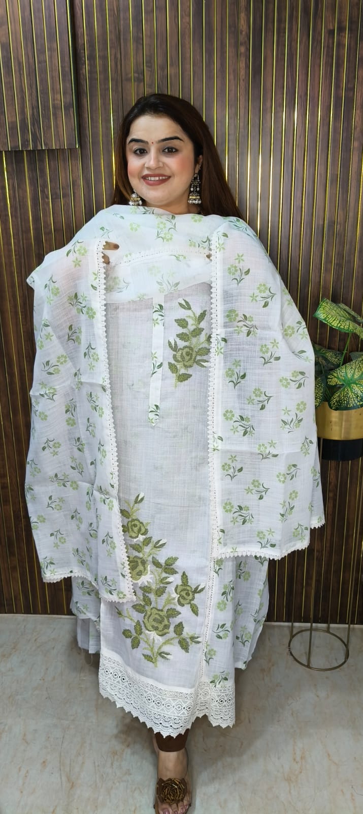 "Kota Linen Neck Embroidery Collection." Let me know if that hits the mark!