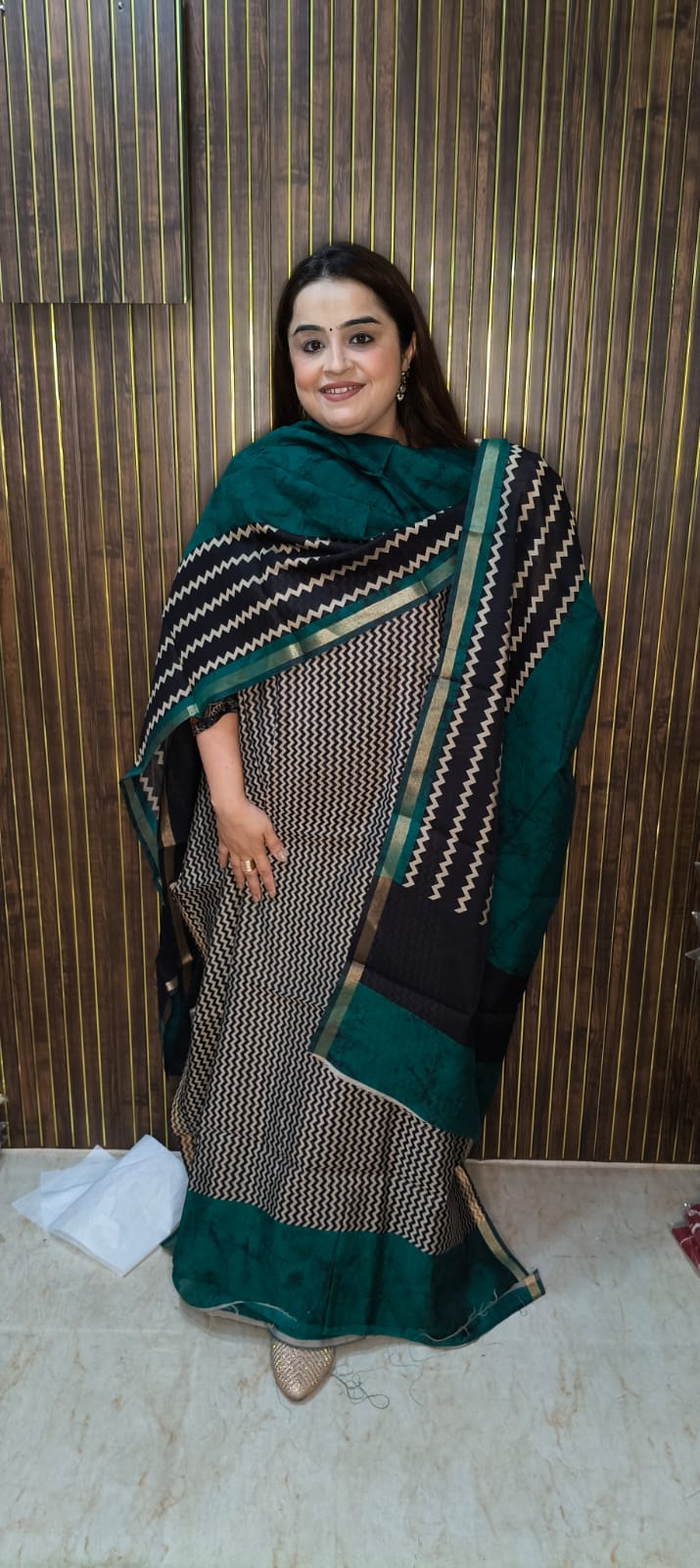 beautiful Maheshwari Suit Set