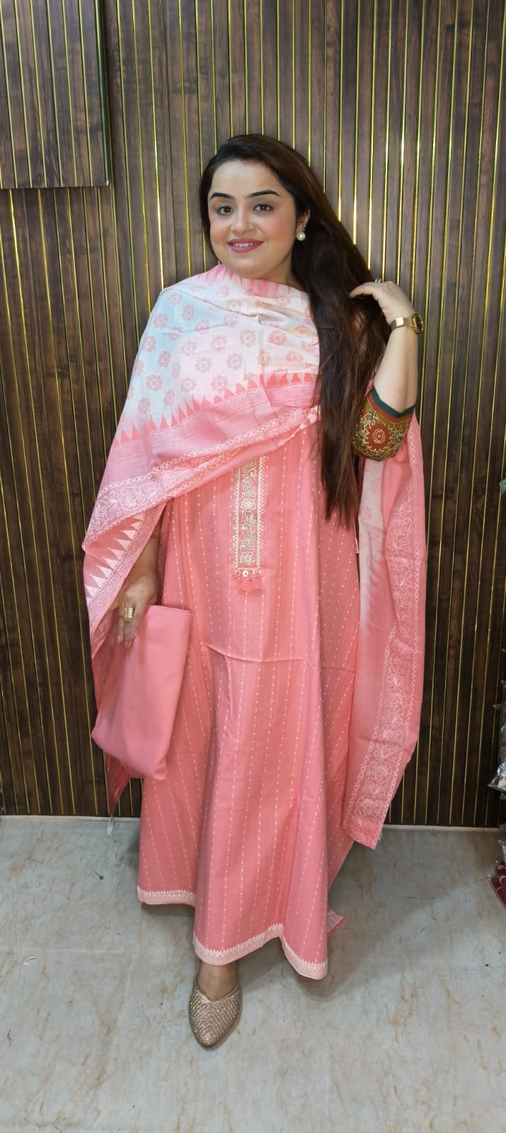 🌸 Premium South Cotton Suit with Elegant Cotton Dupatta 🌸