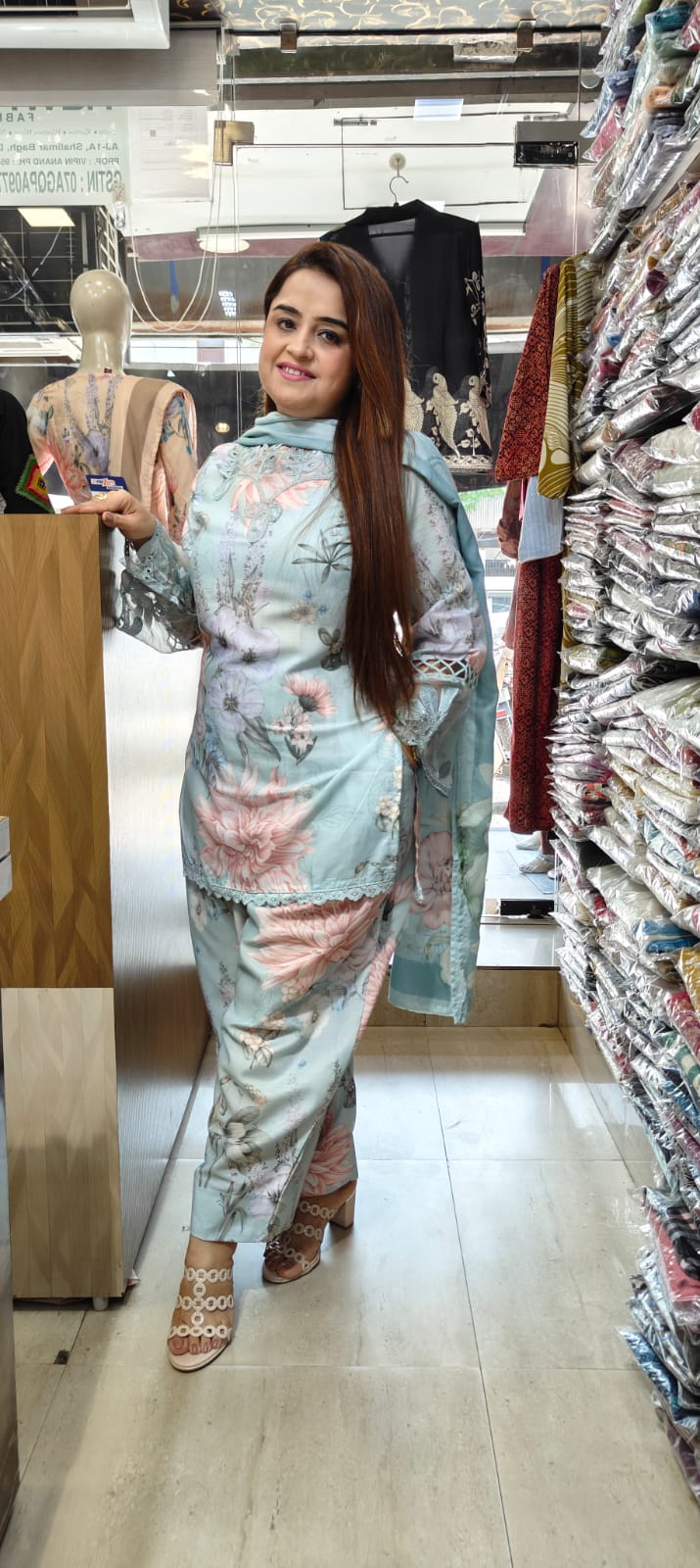 Viral Farshi Cotton Suit Set