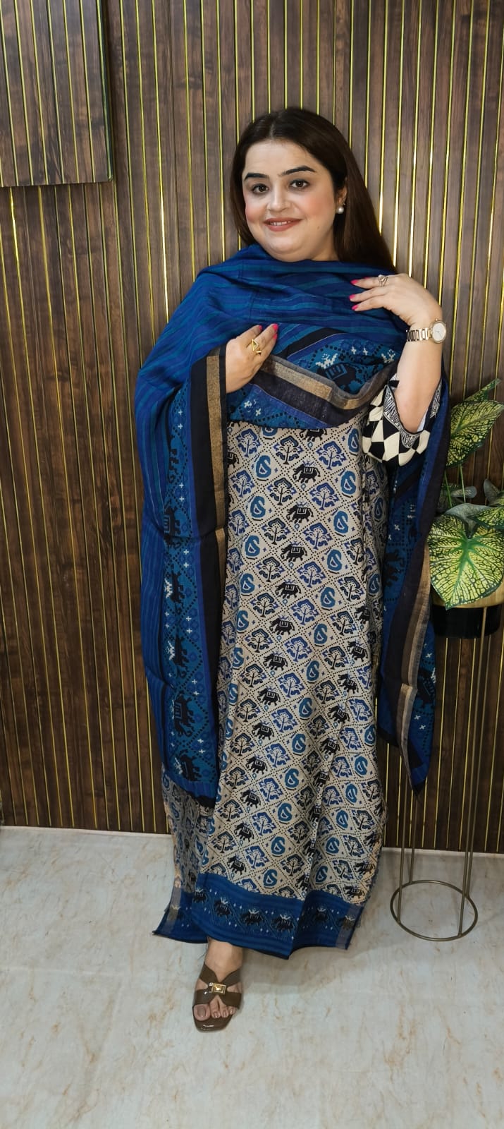 Elegant Mal Cotton Collection ✨🌸 Elegant Maheshwari Dupatta