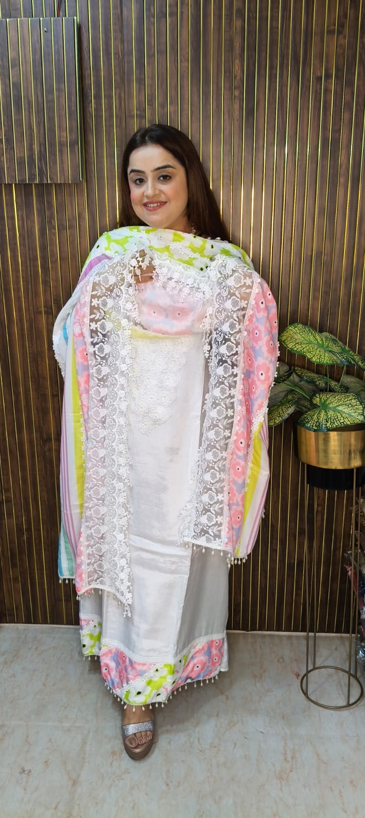 🤍 Pure Muslin Grace 🤍✨ Soft, Breathable & Comfortable