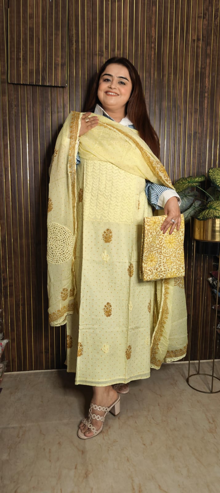 Super Premium Cotton Suits with Elegant Crochet Dupatta