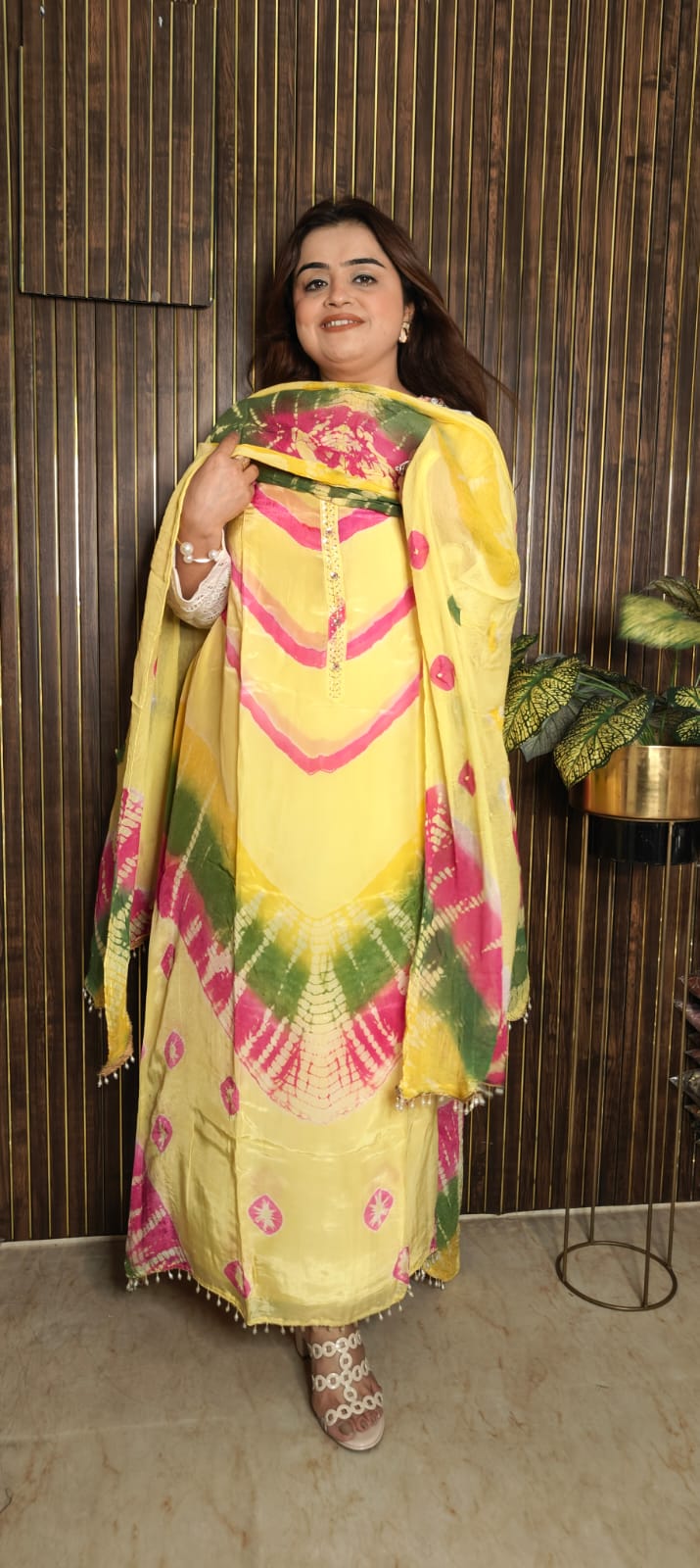 Festive Pure Muslin Suits – Rakhi & Teej Special | Tie-Dye & Shibori Collection