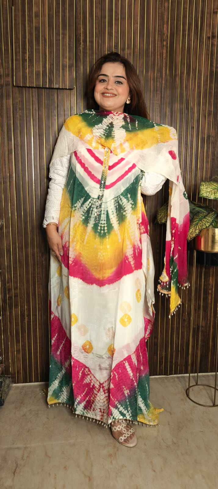 Festive Pure Muslin Suits – Rakhi & Teej Special | Tie-Dye & Shibori Collection