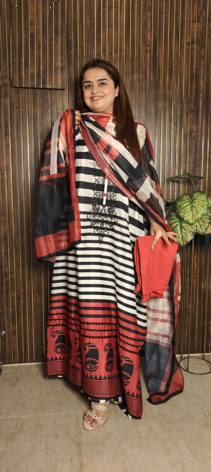 Chanderi Charisma — Designer Elegance
