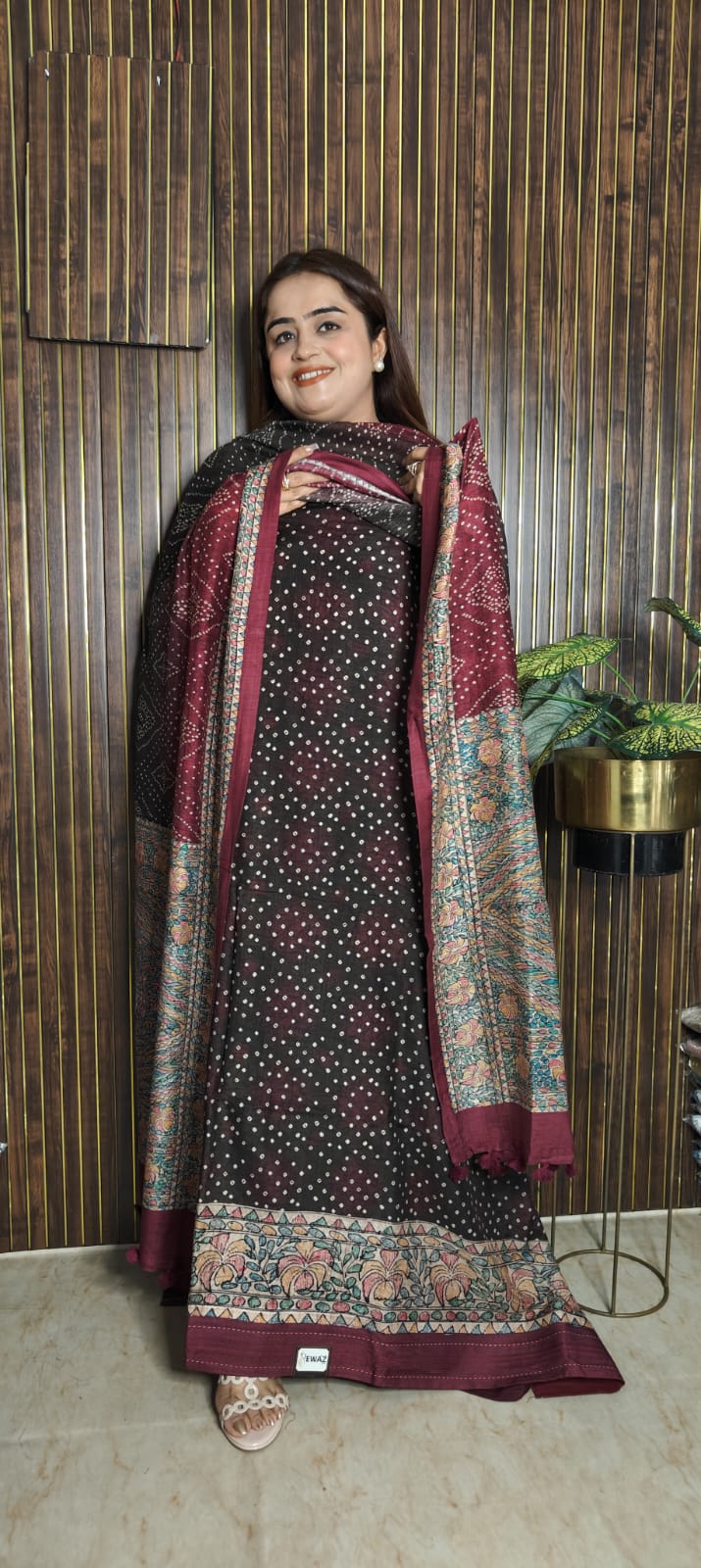 Royal Bandhani Silk Suits | Double-Shaded Festive Elegance ✨