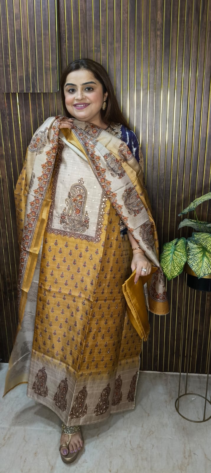 Royal Art Tussar Suit Collection 🌼