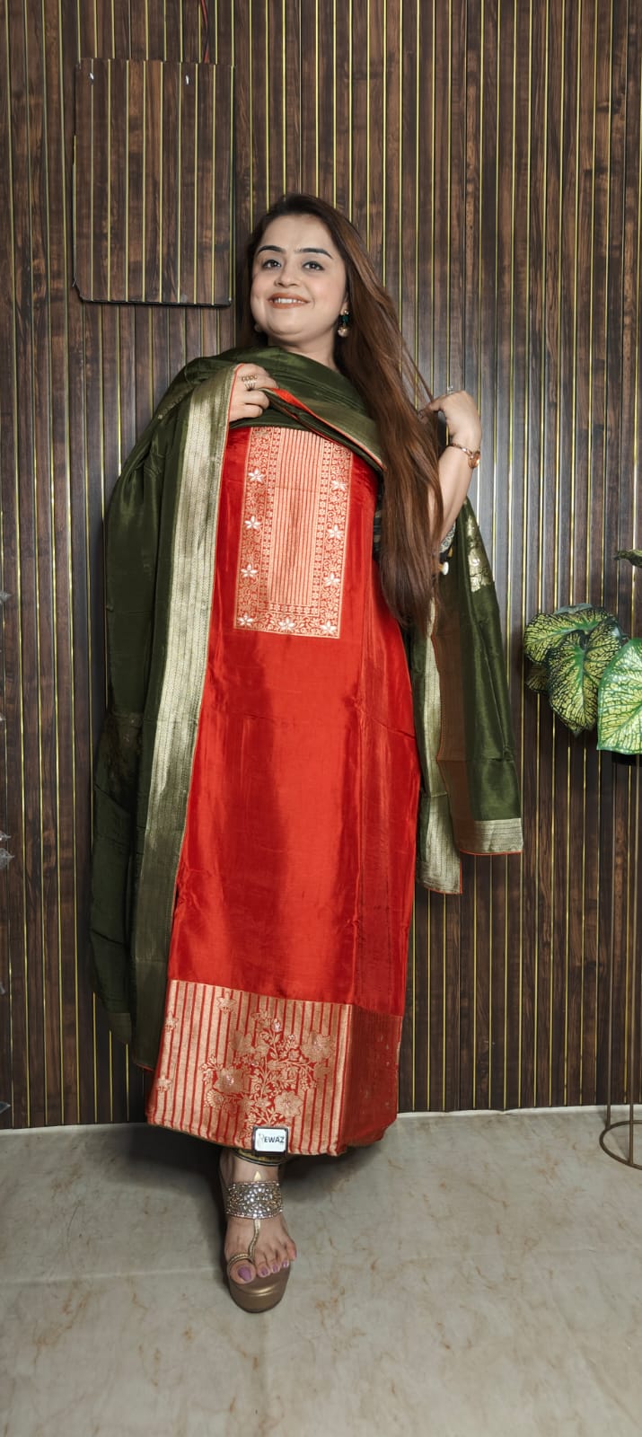 Banarasi Royalty – Vibrant Suits with Contrast Dupatta