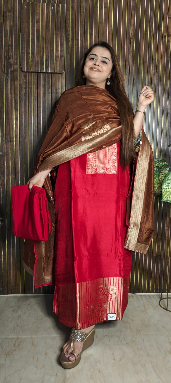 Banarasi Royalty – Vibrant Suits with Contrast Dupatta
