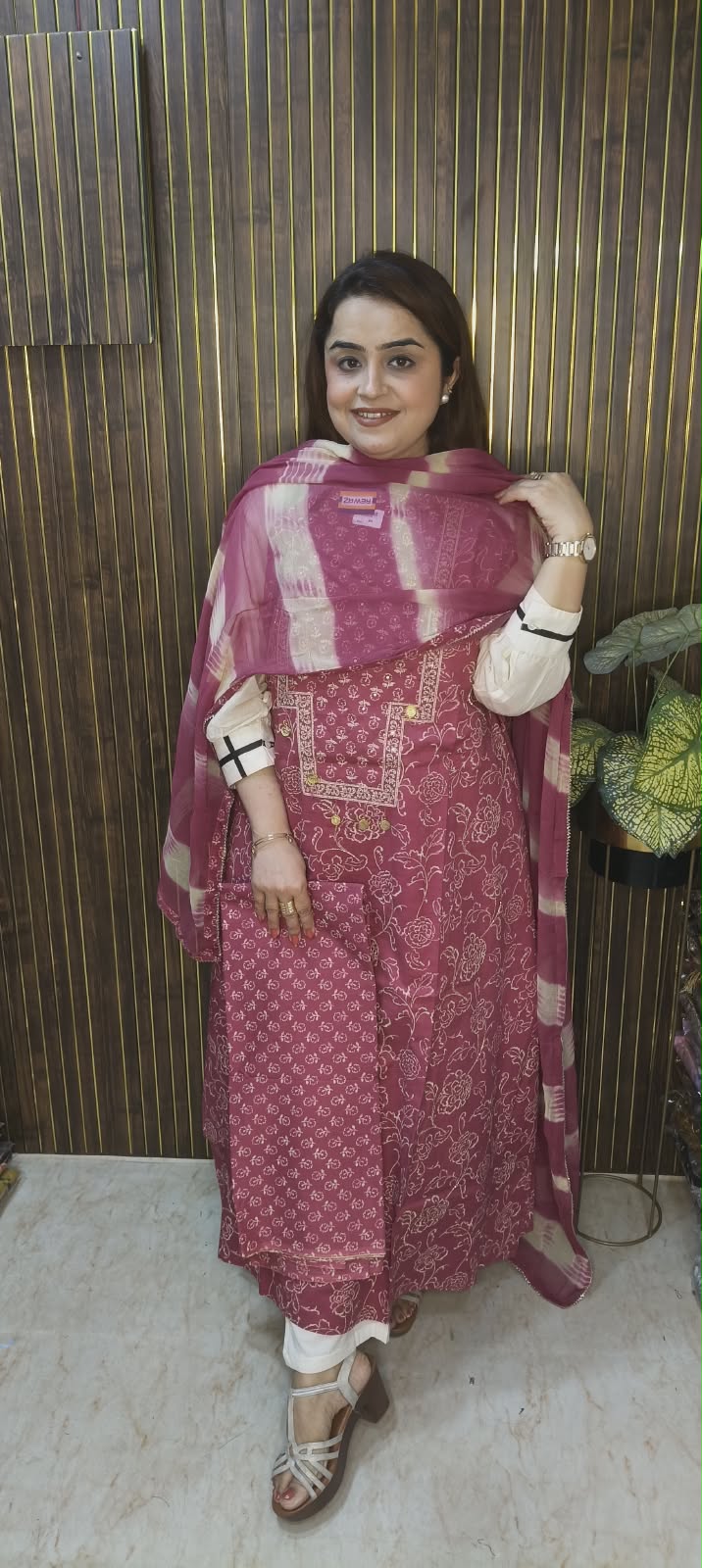 Crimson Grace Printed Suit